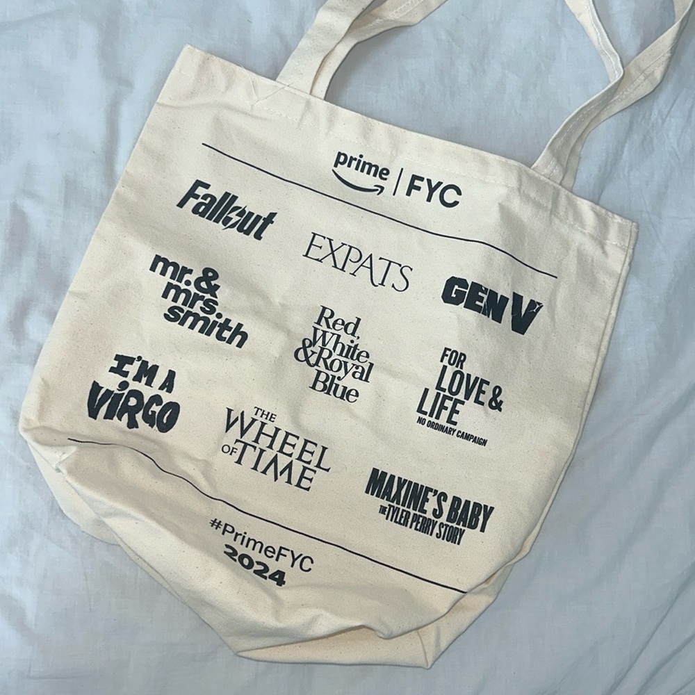 Prime tv show tote